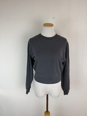 Abercrombie & Fitch Soft Collection Gray Cropped sweatshirt Size XXS